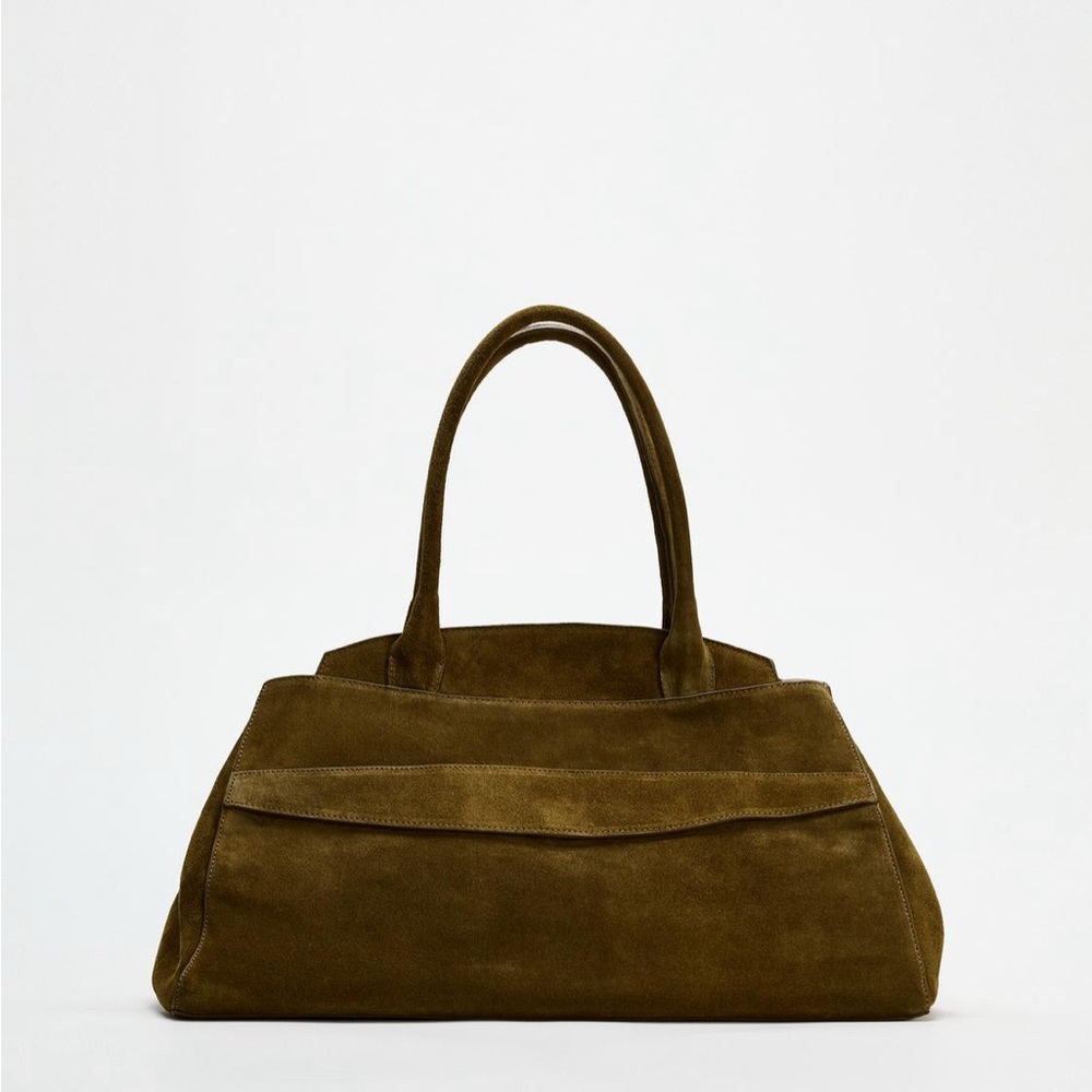 NWT Limited Edition Zara Suede leather bag - Picture 6 of 13